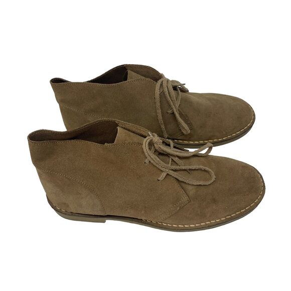 J Crew Macalister Chukka Desert Boot Taupe Brown Suede Leather Mens 12 - Picture 1 of 8